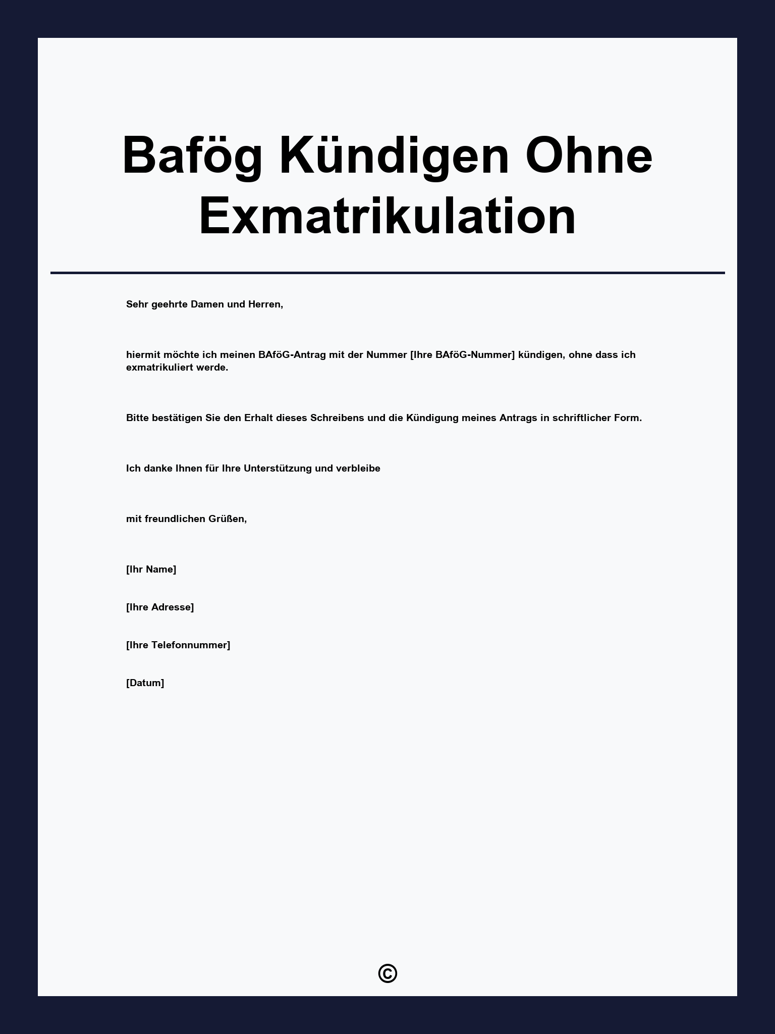 Bafög Kündigen Ohne Exmatrikulation